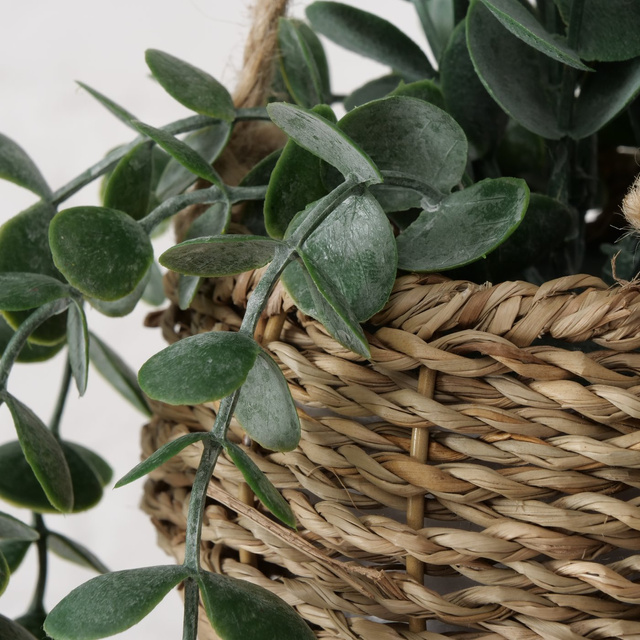 Plantă artificială suspendată EUCALIPTUL, 78 cm