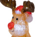 Decoratiune stralucitoare de Craciun, ren, 30 cm