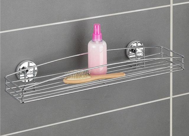 Raft de baie MILAZZO, Vacuum-Loc - oțel cromat, WENKO