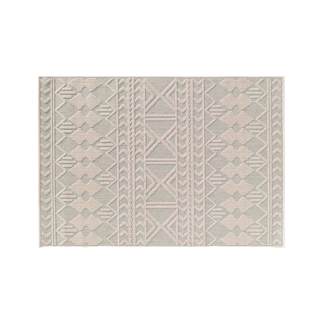 Covor de podea rectangular cu model in relief