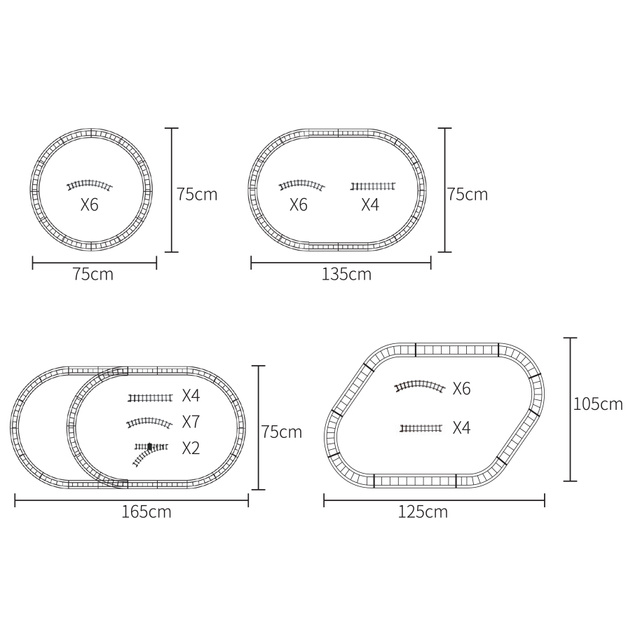 Sina cu trenulet de jucarie