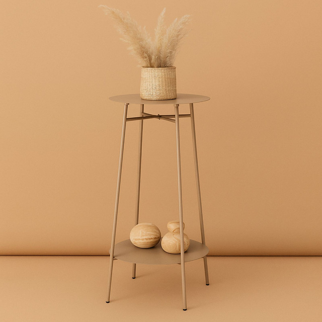 Măsuță de colț înaltă RENI, Ø 35 x 60 cm