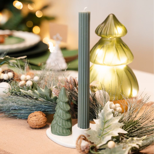 Suport pentru lumanari de Craciun, 8 cm