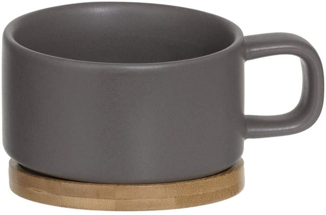 Ceainic cu cană, NATURAL, 400 ml, gri