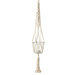 Ghiveci de flori din sticla, decor macrame MAKRAMEE, 83 cm