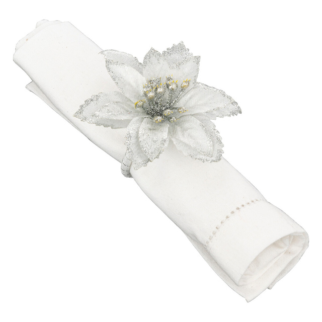 Set inele pentru servetele, Steaua Betleemului, 2 bucati