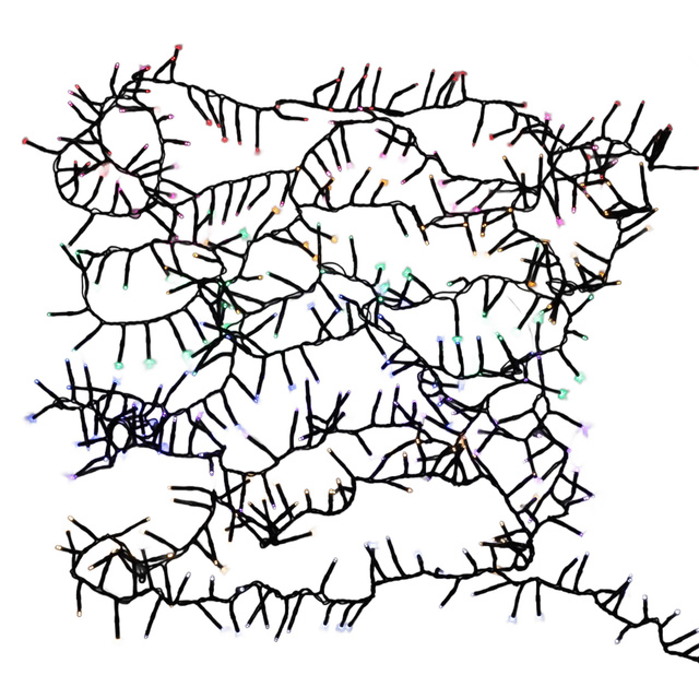 Lămpi de brad LED cu efect de apă curgătoare, 400 buc.