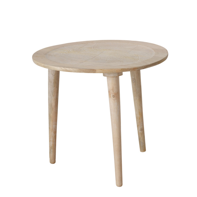 Masuta de cafea din lemn de mango NORSKA, inaltime 47 cm