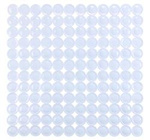 Covor de dus antiderapant BELEM, alb, 54 x 54 cm, WENKO