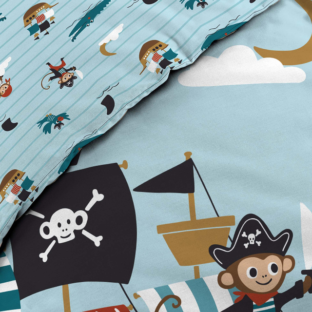 Lenjerie de pat pentru copii din bumbac MUSSAILLON, 140 x 200 cm