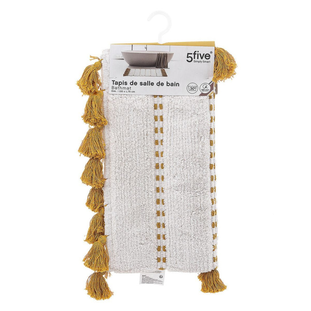 Covor cu franjuri POMPOM, 50 x 75 cm