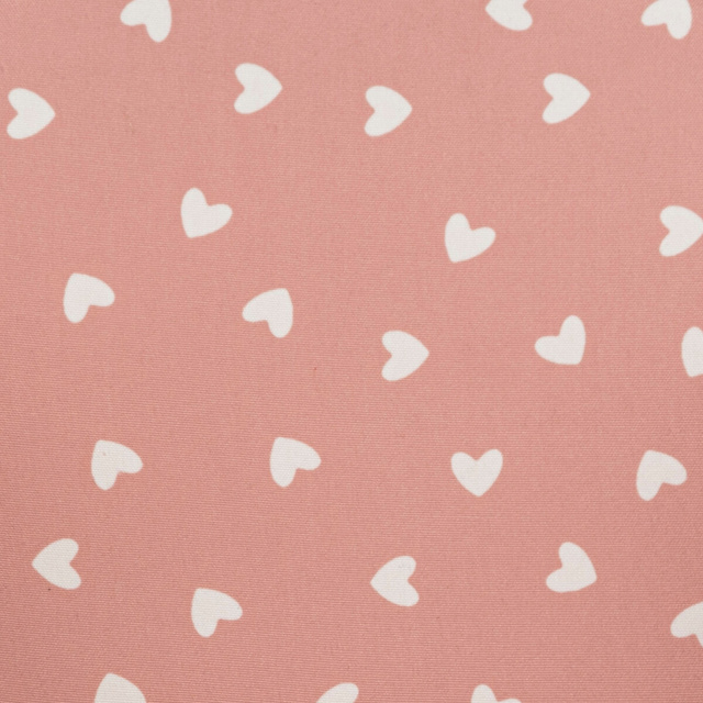 Fotoliu pentru copii CLASSIC, model cu inimioare, roz pudra