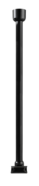 Suport de susținere pentru tijă, de tavan, 25 mm, Wenko, negru