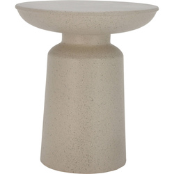 Meseu lateral modern din placă de magneziu, conic, 38 x 43 cm