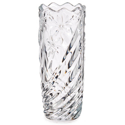 Vaza din sticla sculptata, 25 cm