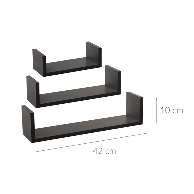 Set rafturi decorative, 3 buc