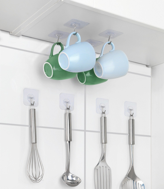 Cuier multifunctional autoadeziv, 19 bucati