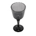 Pahar pentru vin din sticlă gri, 310 ml