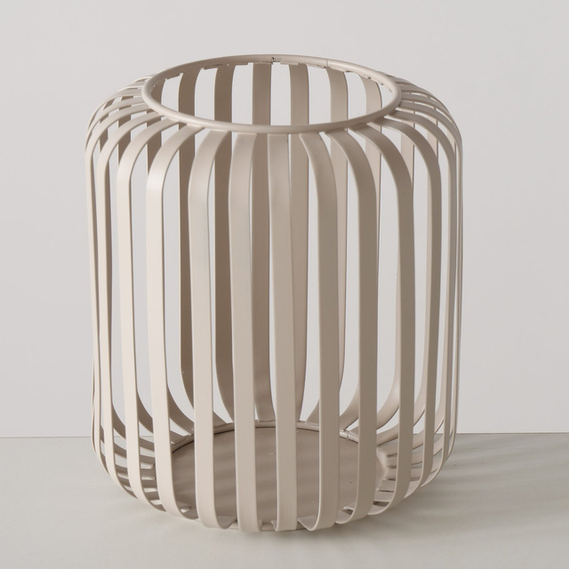 Felinar metalic Viki, bej