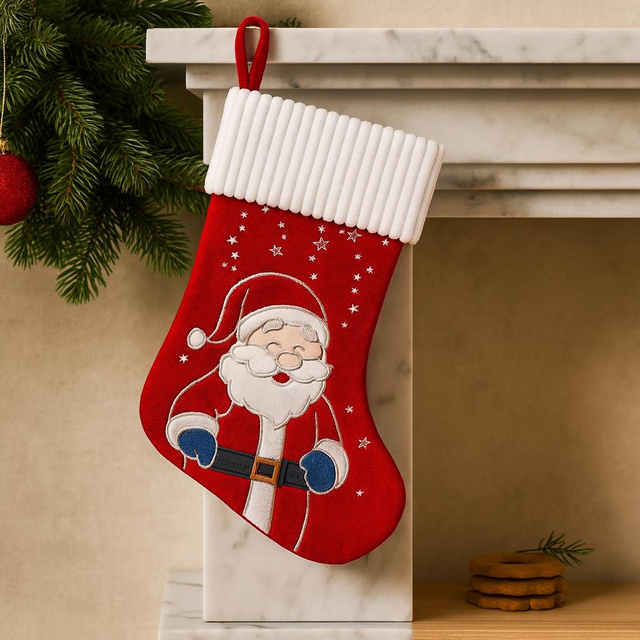 Ciorap de Crăciun pentru cadouri, Moș Crăciun