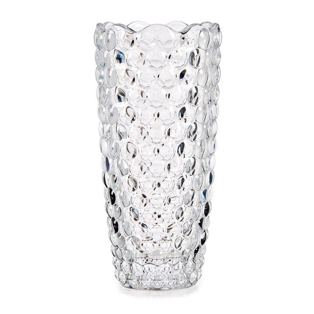Vaza din sticla sculptata, 19,5 cm