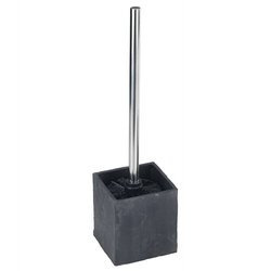 Recipient pentru perie SLATE ROCK + perie WC, WENKO