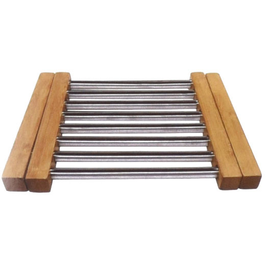 Suport pentru oala fierbinte, cu elemente din bambus