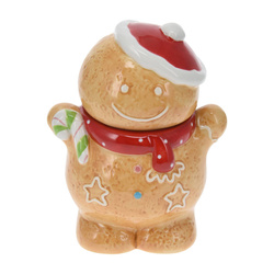 Recipient de Crăciun în formă de turtă dulce, 15 x 19 cm, COOKIE