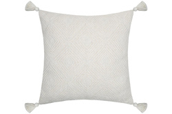 Perna din bumbac cu franjuri, BALMA, 45 x 45 cm