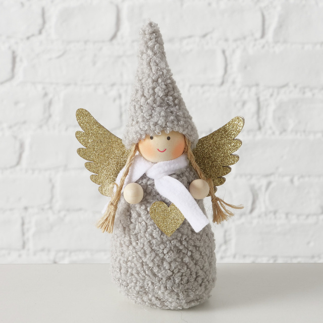 Figurina AMIA îngeraș în hăinuțe moi, înălțime 16 cm