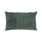 Pernă decorativă cu patchwork din catifea, 30 x 50 cm