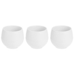 Ghivece cu flori cu auto-udare, plastic, 3 buc, Ø 6 cm
