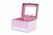 Cutie de bijuterii muzicala cu oglindă,Roz