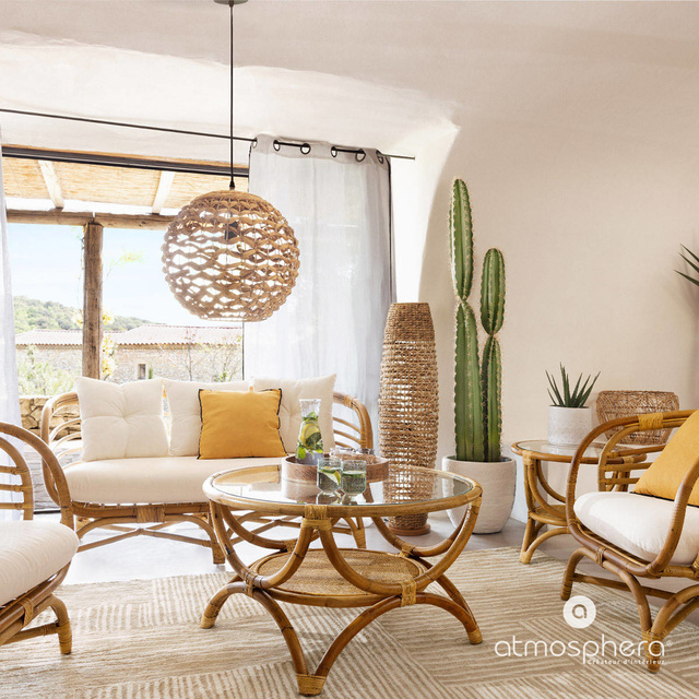 Lampa suspendata SAND cu abajur, Ø 38 cm