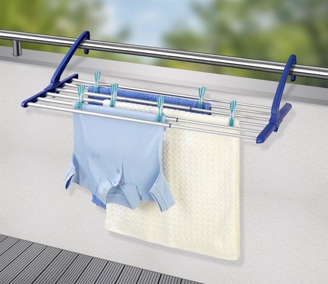 Uscător de haine cu lățime reglabilă, suport portabil pentru haine - WENKO