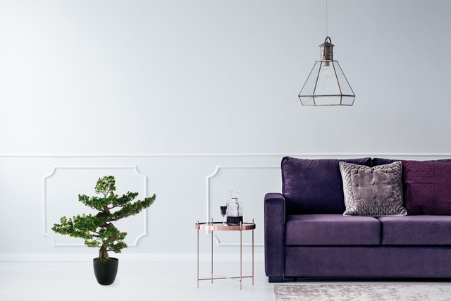 Bonsai artificial in glastra, 80 cm