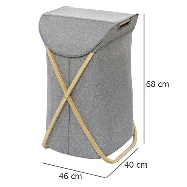 Cos de rufe BAHARI, Gri, 79 L, Wenko