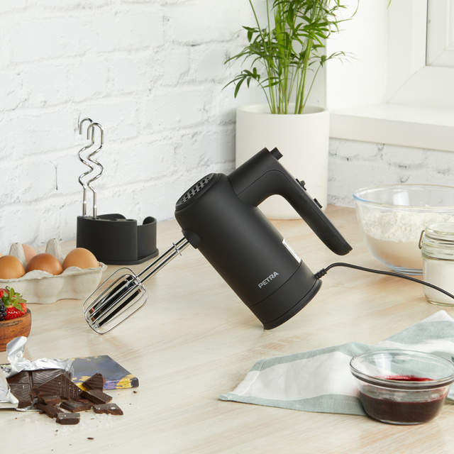 Mixer de mână 300 W PETRA, 5 viteze, 2 accesorii