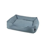 Pat pentru caini SOFTY, inalt, microfibra moale, 65 x 50 cm