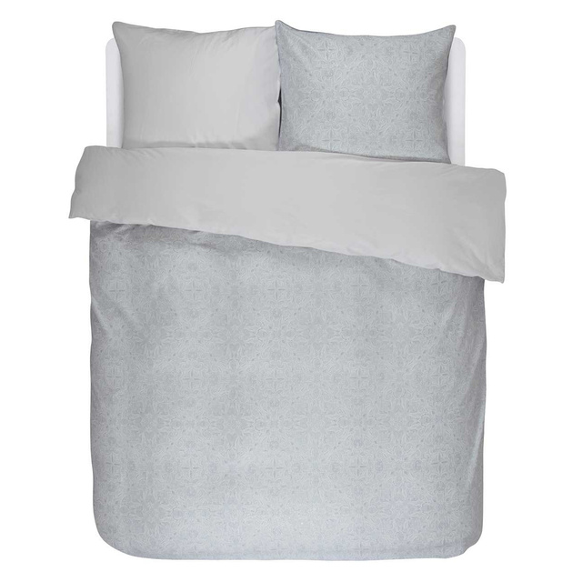 Set de lenjerie de pat din bumbac pentru 2 persoane, set de lenjerie din satin, 100% bumbac, 200 x 220 cm, Essenza