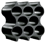 Suport pentru sticle SET-UP, KOZIOL, negru