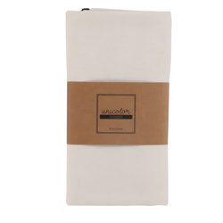 Runner de masa din bumbac in culoare neutra, 40 x 150 cm