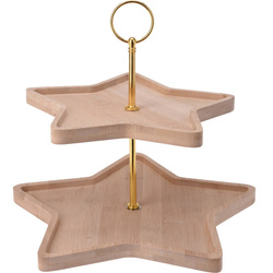 Tavă cu două niveluri în formă de stea, 25 cm