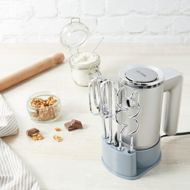 Mixer de mână 300 W PETRA, 5 viteze, 2 accesorii