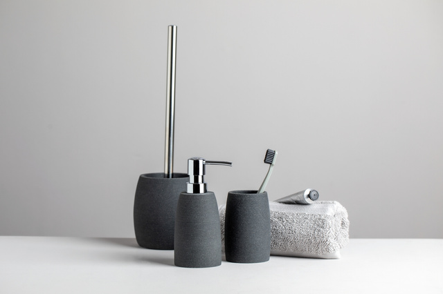 Dispenser sapun lichid GOA GREY, Gri, 210 ml, Wenko