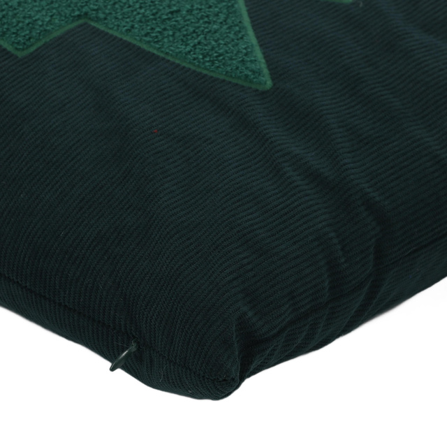 Pernă decorativă, model de sărbătoare, 45 x 45 cm, verde