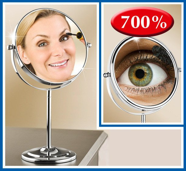 Oglindă pentru machiaj, mărire x7