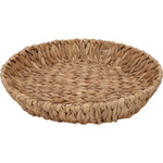 Coș rotund împletit din nuferi de apă BRAID, Ø 35 cm