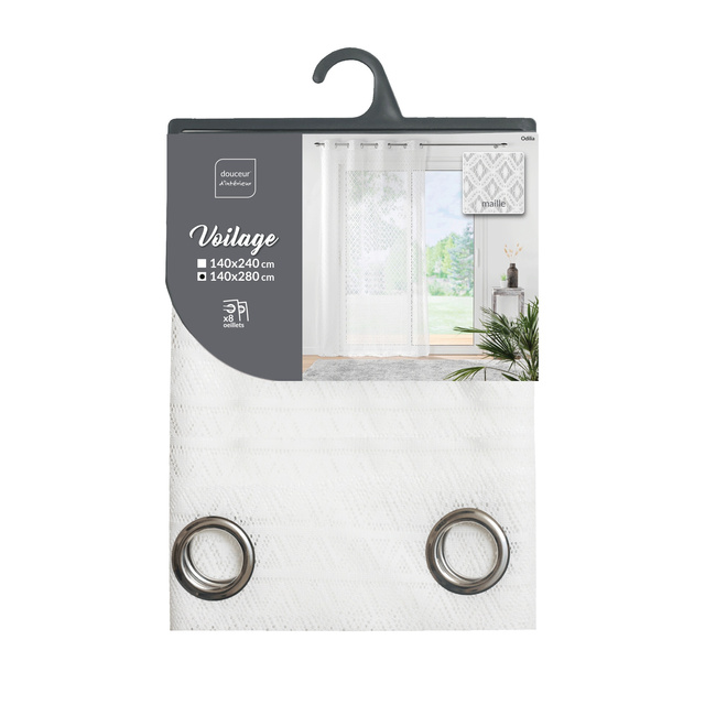 Perdea cu inele ODILIA, 140 x 280 cm