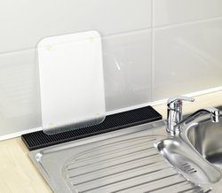 Cearceaf pentru uscat vase, căni, suport, WENKO, negru